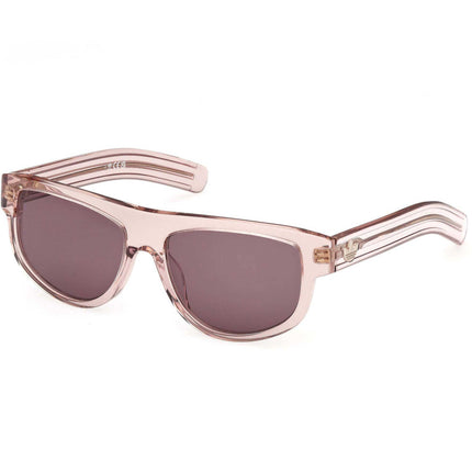 Adidas Women's Sunglasses - Shiny Pink Acetate Browline Full Rim Frame | OR0126 5572E ,