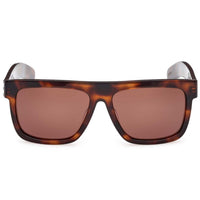 Adidas Unisex Sunglasses - Dark Havana Acetate Browline Full Rim Frame | OR0127 5652E ,
