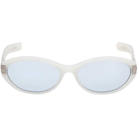 Adidas Unisex Sunglasses - White Acetate Oval Full Rim Frame Blue Lens | OR0129 5921V ,