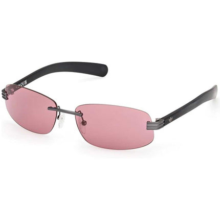 Adidas Unisex Sunglasses - Matte Gunmetal Metal Rectangular Shape Frame | OR0130 6109S ,