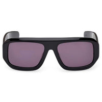 Adidas Unisex Sunglasses - Shiny Black Acetate Aviator Full Rim Frame | OR0131 5801A ,