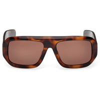 Adidas Unisex Sunglasses - Dark Havana Acetate Aviator Full Rim Frame | OR0131 5852E ,