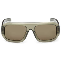 Adidas Unisex Sunglasses - Shiny Dark Green Acetate Aviator Shape Frame | OR0131 5896Q ,