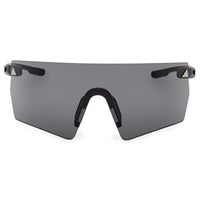 Adidas Unisex Sunglasses - Matte Black Acetate Shield Rimless Frame | SP0098 0002A ,