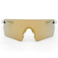 Adidas Unisex Sunglasses - White Acetate Shield Shape Rimless Frame | SP0098 0021G ,