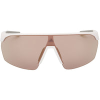 Adidas Unisex Sunglasses - White Acetate Shield Shape Half Rim Frame | SP0103 0021G ,