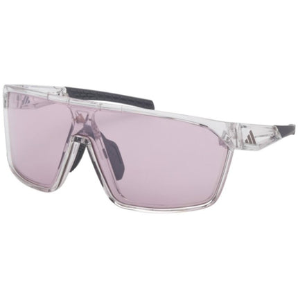 Adidas Unisex Sunglasses - Crystal Acetate Shield Shape Full Rim Frame | SP0108 0026Z ,