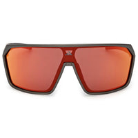 Adidas Unisex Sunglasses - Matte Dark Green Acetate Shield Shape Frame | SP0108 0097L ,