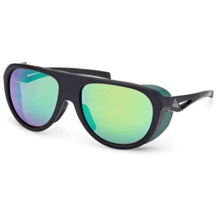 Adidas Unisex Sunglasses - Matte Black Acetate Pilot Full Rim Frame | SP0110 6002Q ,