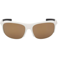 Adidas Unisex Sunglasses - White Acetate Rectangular Half Rim Frame | SP0112 6621G ,
