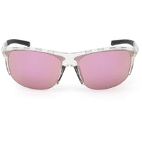 Adidas Unisex Sunglasses - Crystal Acetate Rectangular Half Rim Frame | SP0112 6626Z ,