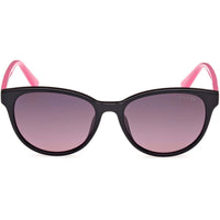 Guess Girl's Sunglasses - Shiny Black Acetate Cat Eye Full Rim Frame | GU00126 4901T ,