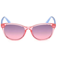 Guess Girl's Sunglasses - Shiny Pink Acetate Cat Eye Full Rim Frame | GU00126 4972Z ,