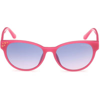 Guess Girl's Sunglasses - Shiny Pink Acetate Cat Eye Full Rim Frame | GU00128 4972Z ,