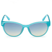 Guess Girl's Sunglasses - Shiny Turquoise Acetate Cat Eye Shape Frame | GU00128 4987W ,
