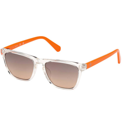 Guess Boy's Sunglasses - Crystal Acetate Rectangular Full Rim Frame | GU00129 4926F ,