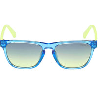 Guess Boy's Sunglasses - Shiny Blue Rectangular Full Rim Frame | GU00129 4990W ,