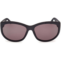 Guess Women's Sunglasses - Shiny Black Plastic Cat Eye Full Rim Frame | GU00131 6001A ,