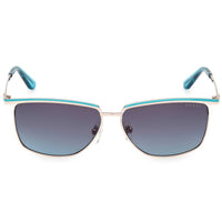 Guess Women's Sunglasses - Blue/Other Metal Rectangular Full Rim Frame | GU00133 5692W ,