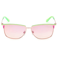 Guess Women's Sunglasses - Light Green/Other Metal Rectangular Frame | GU00133 5695U ,