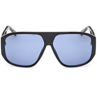 Guess Unisex Sunglasses - Shiny Black Acetate Navigator Full Rim Frame | GU00135 6101V ,