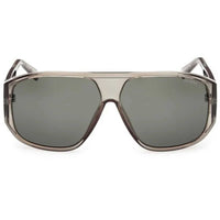 Guess Unisex Sunglasses - Shiny Light Green Acetate Navigator Full Rim | GU00135 6193N ,