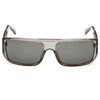 Guess Unisex Sunglasses - Shiny Light Green Plastic Rectangular Frame | GU00136 6093N ,