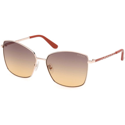 Guess Women's Sunglasses - Gold Metal Butterfly Shape Full Rim Frame | GU00149 5932F ,