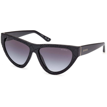 Guess Women's Sunglasses - Matte Black Plastic Cat Eye Full Rim Frame | GU00151 5702B ,