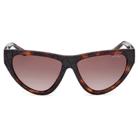 Guess Women's Sunglasses - Dark Havana Plastic Cat Eye Full Rim Frame | GU00151 5752F ,
