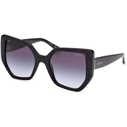 Guess Women's Sunglasses - Matte Black Injected Plastic Butterfly | GU00153 5502B ,
