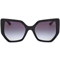 Guess Women's Sunglasses - Matte Black Injected Plastic Butterfly | GU00153 5502B ,