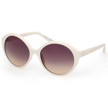 Guess Women's Sunglasses - White Acetate Round Shape Full Rim Frame | GU00155 5721B ,