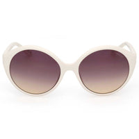Guess Women's Sunglasses - White Acetate Round Shape Full Rim Frame | GU00155 5721B ,
