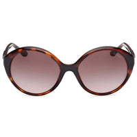 Guess Women's Sunglasses - Dark Havana Acetate Round Full Rim Frame | GU00155 5752F ,