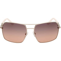 Guess Women's Sunglasses - Gold Metal Square Shape Full Rim Frame | GU00159 6332B ,