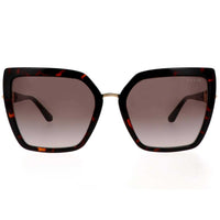 Guess Women's Sunglasses - Dark Havana Acetate Butterfly Shape Frame | GU00160 5552F ,