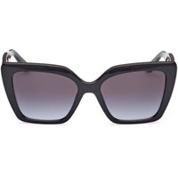 Guess Women's Sunglasses - Shiny Black Acetate Butterfly Shape Frame | GU00162 5501B ,