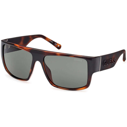 Guess Men's Sunglasses - Dark Havana Acetate Rectangular Shape Frame | GU00165 5952N ,