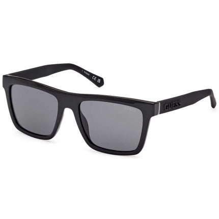 Guess Men's Sunglasses - Shiny Black Injected Plastic Rectangular | GU00166 5501A ,