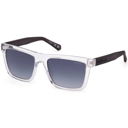 Guess Men's Sunglasses - Crystal Injected Plastic Rectangular Full Rim | GU00166 5526W ,