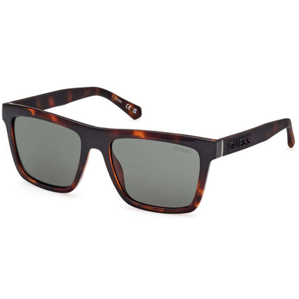 Guess Men's Sunglasses - Dark Havana Injected Plastic Rectangular | GU00166 5552N ,