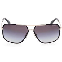 Guess Men's Sunglasses - Matte Black Metal Aviator Full Rim Frame | GU00167 6002B ,