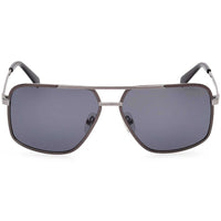 Guess Men's Sunglasses - Matte Gunmetal Metal Aviator Full Rim Frame | GU00167 6009D ,