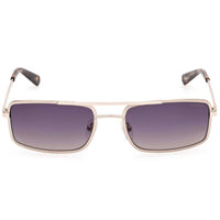 Guess Men's Sunglasses - Gold Metal Rectangular Shape Full Rim Frame | GU00168 5832W ,