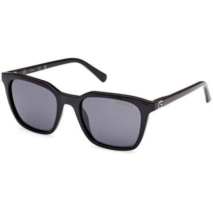 Guess Men's Sunglasses - Shiny Black Plastic Cat Eye Full Rim Frame | GU00170 5301D ,