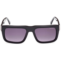 Guess Men's Sunglasses - Shiny Black Acetate Rectangular Shape Frame | GU00171 5401B ,