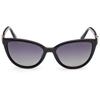 Guess Women's Sunglasses - Shiny Black Injected Plastic Cat Eye Frame | GU00189 5501D ,