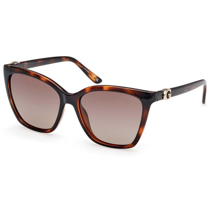 Guess Women's Sunglasses - Dark Havana Acetate Cat Eye Full Rim Frame | GU00191 5652H ,