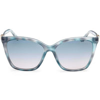 Guess Women's Sunglasses - Light Blue/Other Acetate Cat Eye Full Rim | GU00191 5686W ,